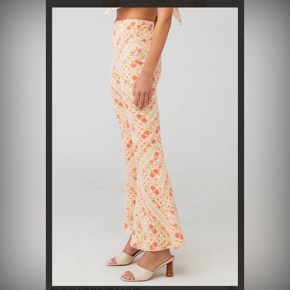 NWT Show me your Mumu Belmont Pull On Trouser in Patchwork Paisley - Medium - Picture 5 of 10
